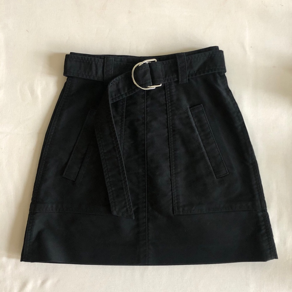 Miu Miu belted mini skirt